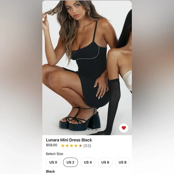 Princess Polly Lunara Mini Dress - Picture 1 of 3